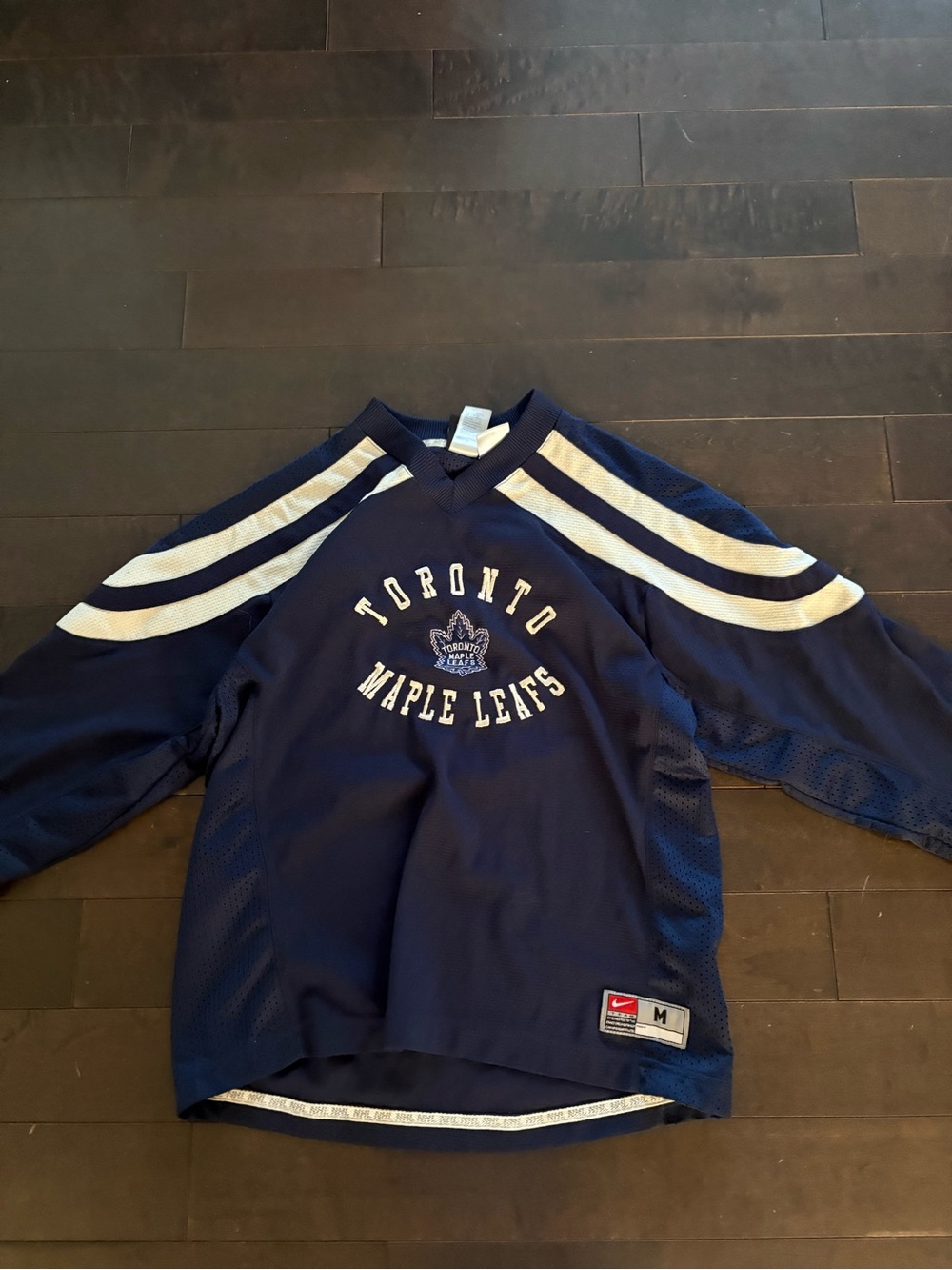 Vintage Nike Toronto Maple Leafs Navy Hockey Jersey